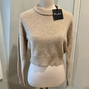NBW Marled Beige Women's Sweater. Size Small